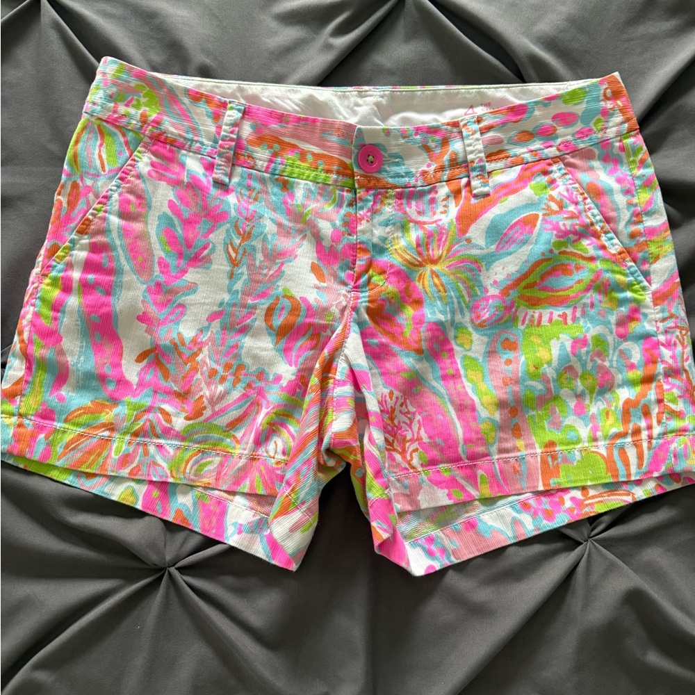 Lilly Pulitzer Scuba to Cuba Patterned Women's Shorts
